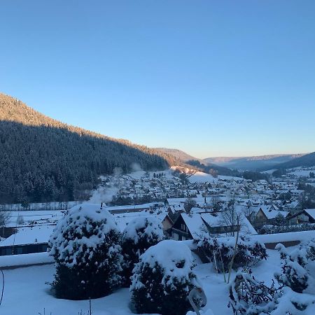 Appartement Mit Herrlicher Aussicht Uebers Murgtal 바이에르스브론 외부 사진
