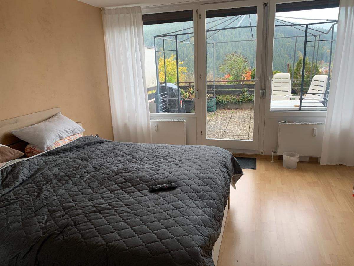 Appartement Mit Herrlicher Aussicht Uebers Murgtal 바이에르스브론 외부 사진