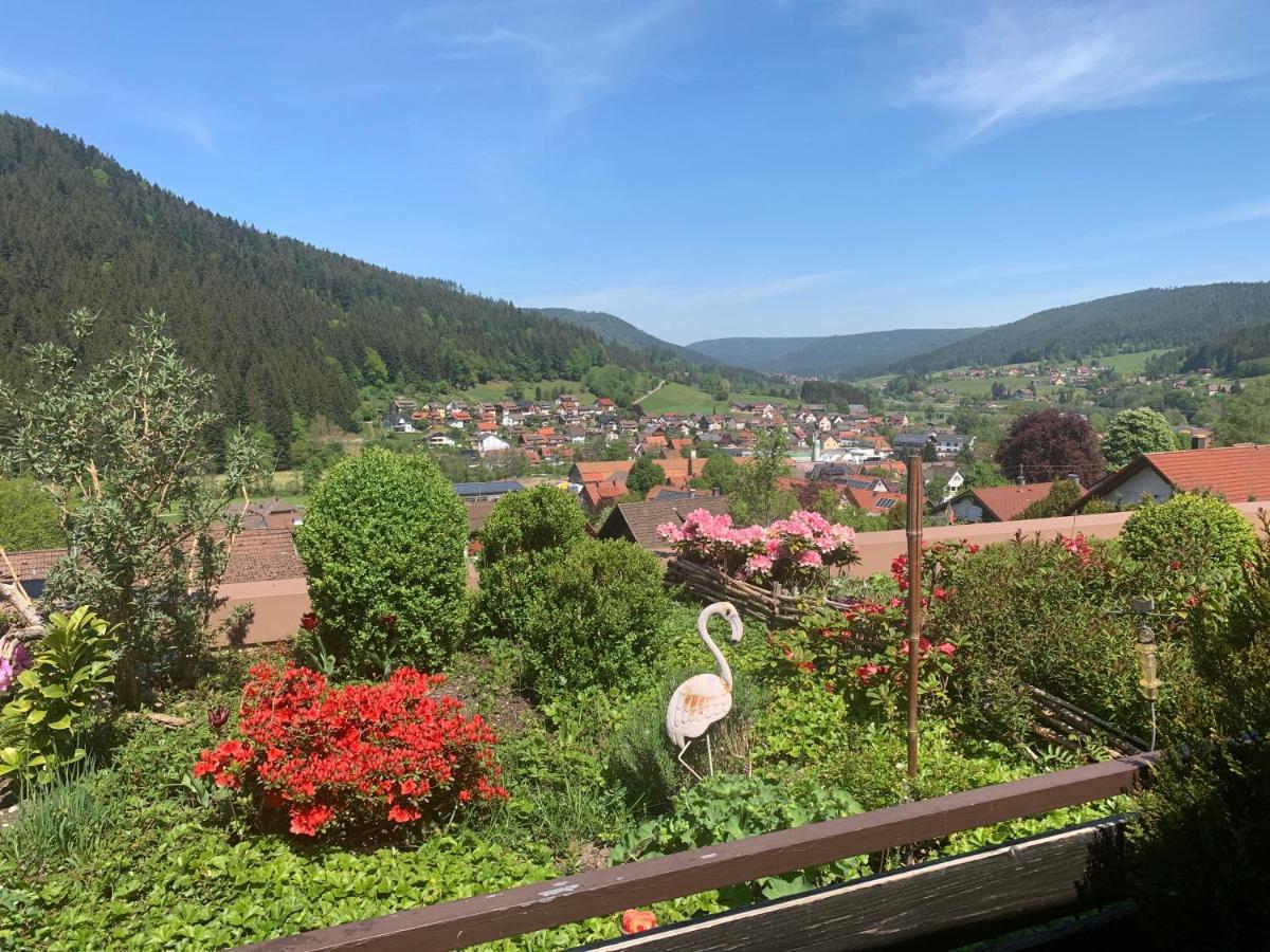 Appartement Mit Herrlicher Aussicht Uebers Murgtal 바이에르스브론 외부 사진